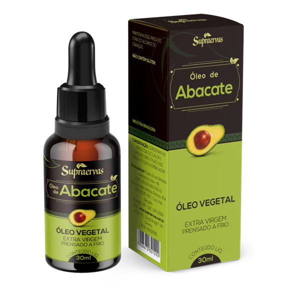 OLEO DE ABACATE EXTRA VIRGEM SUPRAERVAS 30ML - Espaço das Ervas ...
