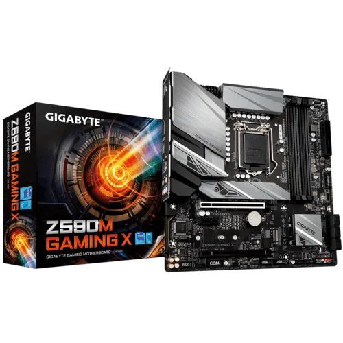 Placa-Mãe Gigabyte Z590M Gaming X Intel LGA 1200 mATX DDR4 - BS
