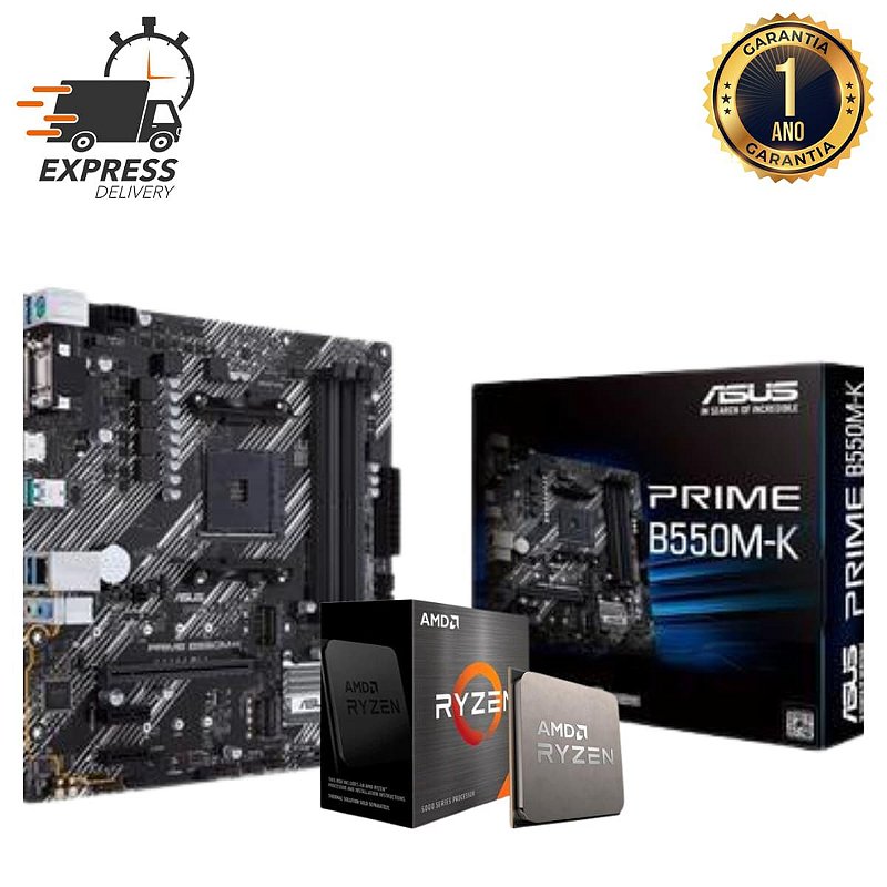 Kit Upgrade Asus B550M-K Prime B550 + CPU AMD Ryzen 7 5700X - BS