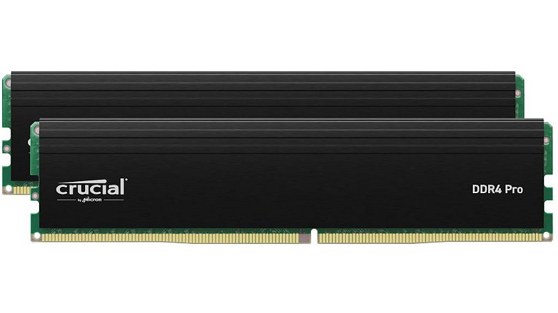 Memória Crucial Pro 64GB Kit com 2x de 32GB DDR4 3200MT/s - BS