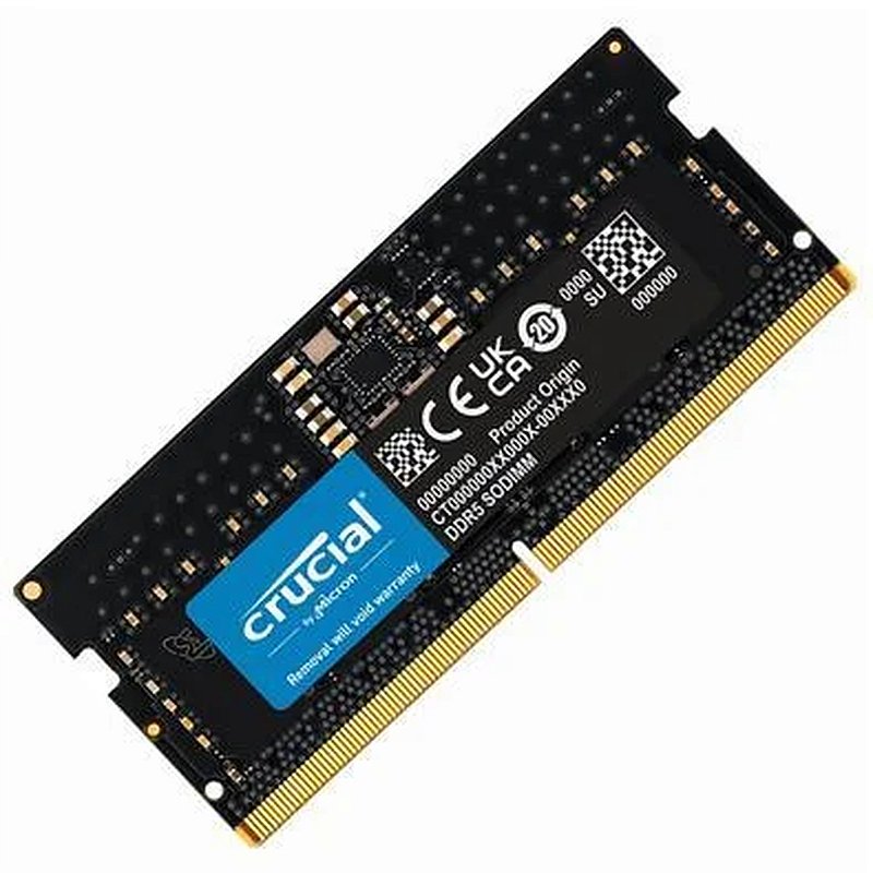 Memória 8gb Ddr5 5600mhz Ct8g56c46s5 Crucial P/ Notebook - BS Tech