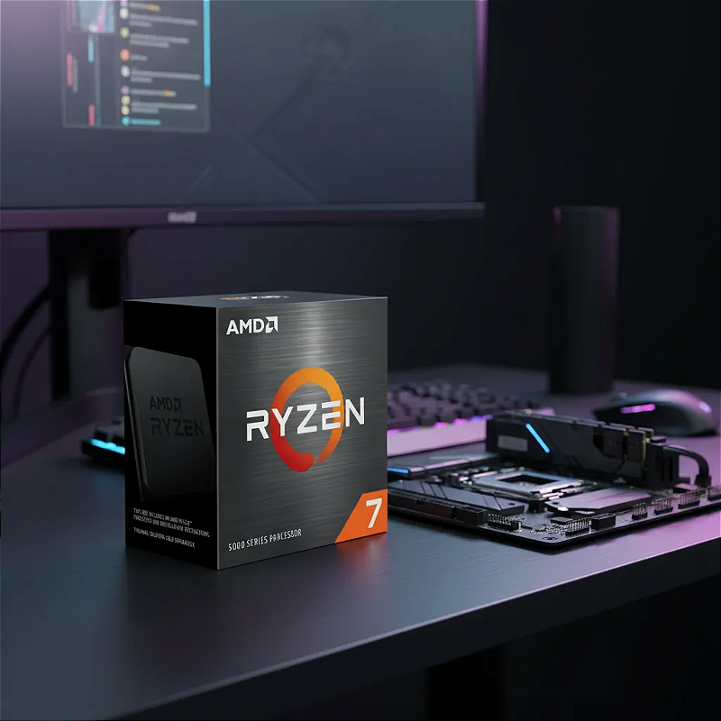 Caixa do processador AMD Ryzen 7 5800XT