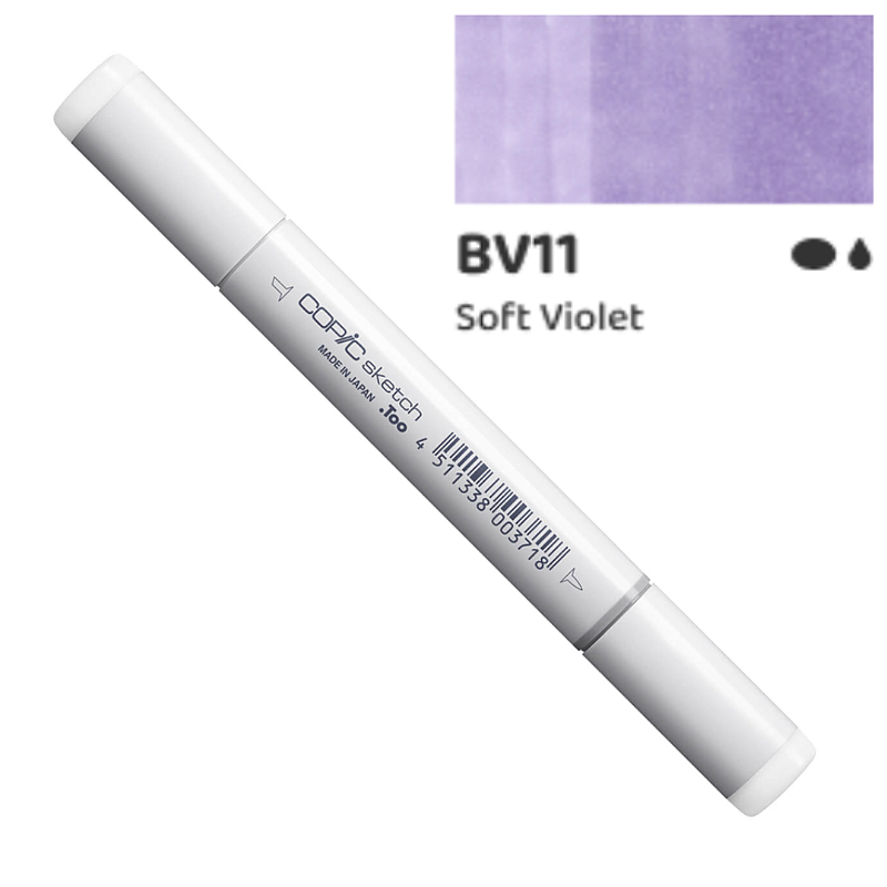 Caneta Marcador Copic Sketch - Soft Violet (BV11) - Casa Elias