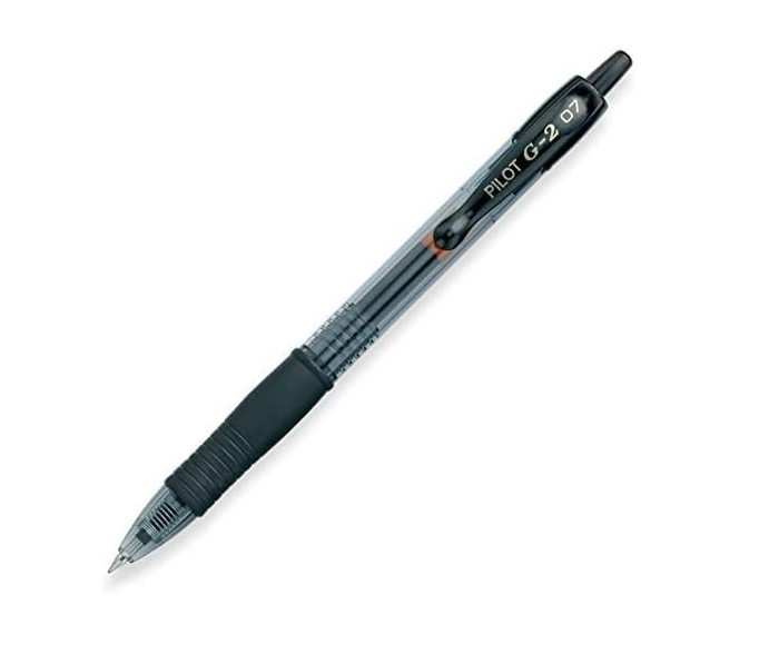 Caneta Esferográfica Gel Pilot G-2 07 - Preto - Casa Elias