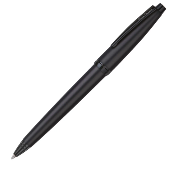Caneta Pierre Cardin Blackjack Carbide Preta Fosca - Casa Elias