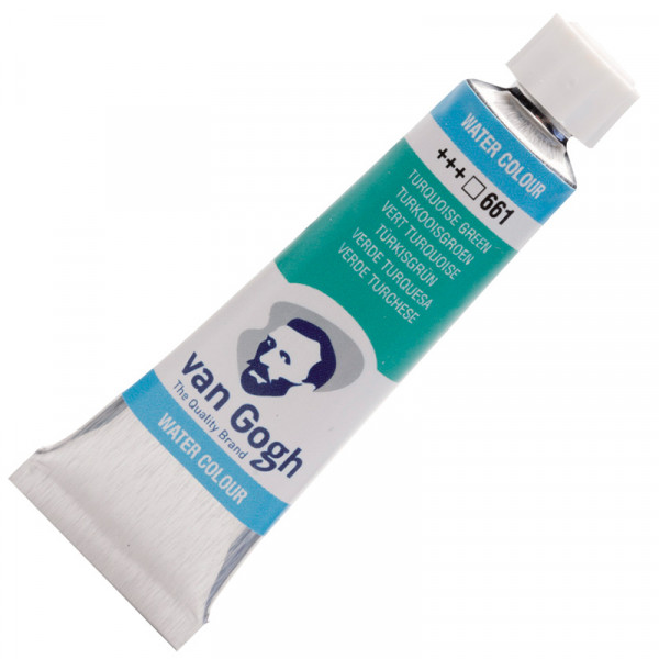 Tinta Aquarela Van Gogh Bisnaga 10 ml - Turquoise Green (661