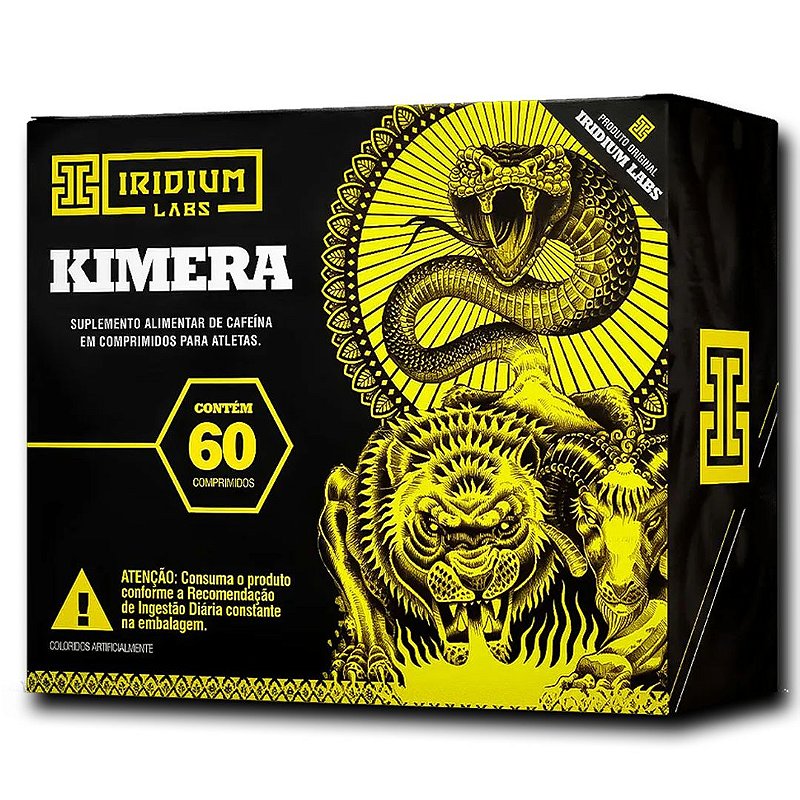 Kimera 60 Comp Iridium Labs Nocaute Suplementos Força e Saúde