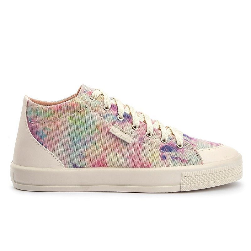 Tênis Cano Alto Feminino Tie Dye Colorido - Loja Santa Fé Calçados  Masculinos e Femininos Franca