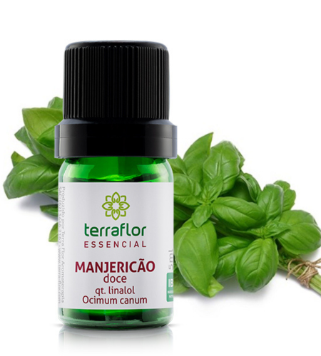 ÓLEO ESSENCIAL MANJERICAO DOCE QT. LINALOL