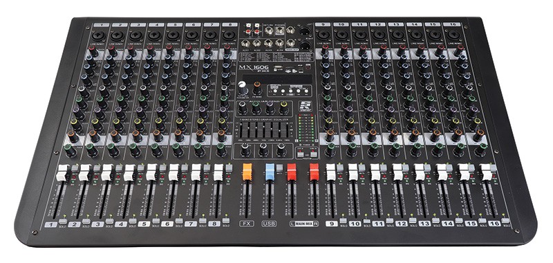 Mixer / Interface de Áudio 16 Canais MP3 Bluetooth Usb 2.0 Phanton