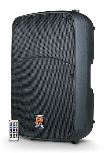 Caixa Acústica Ativa 300W Bivolt Staner SR-315A - Brug Áudio Vídeo