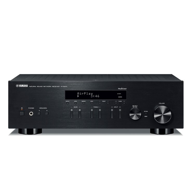 Receiver Estéreo 2.1 Canais 140w Bluetooth WIFI Yamaha R-N303