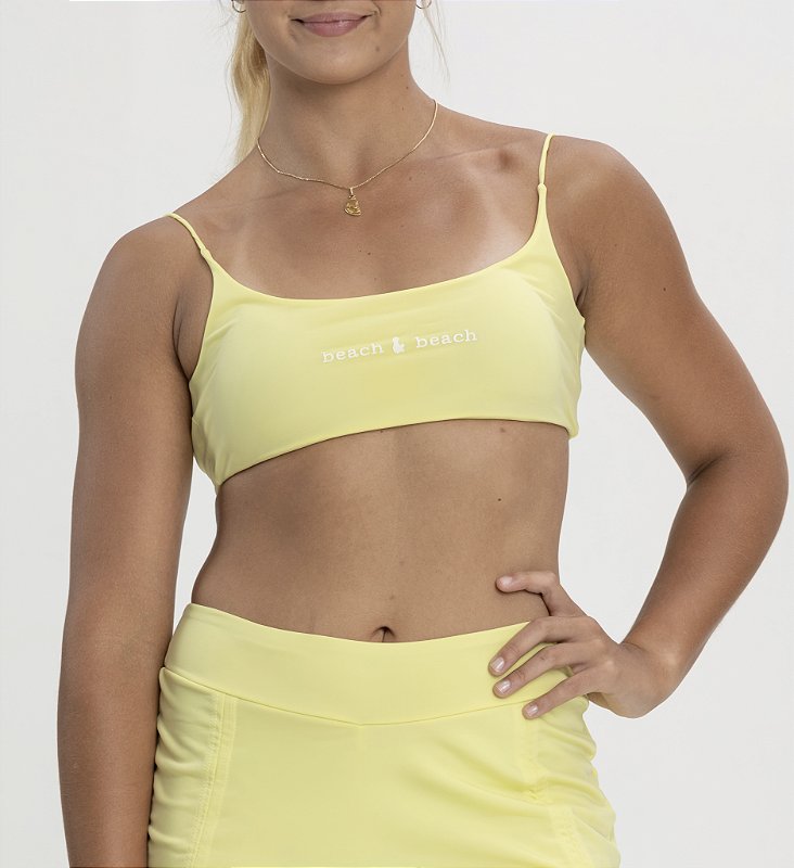 Top Bahamas - amarelo Caribe