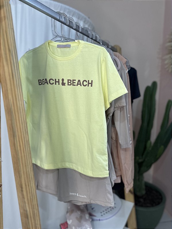 Camiseta Travel amarela