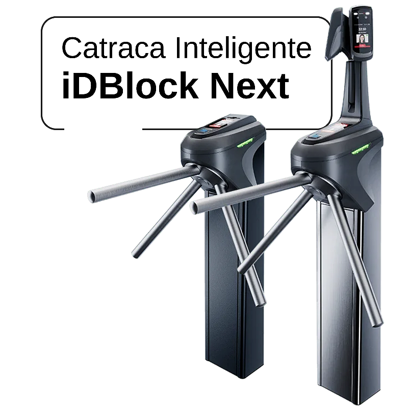 Catraca Com Reconhecimento Facial iDBlock Next - Araponto Soluções