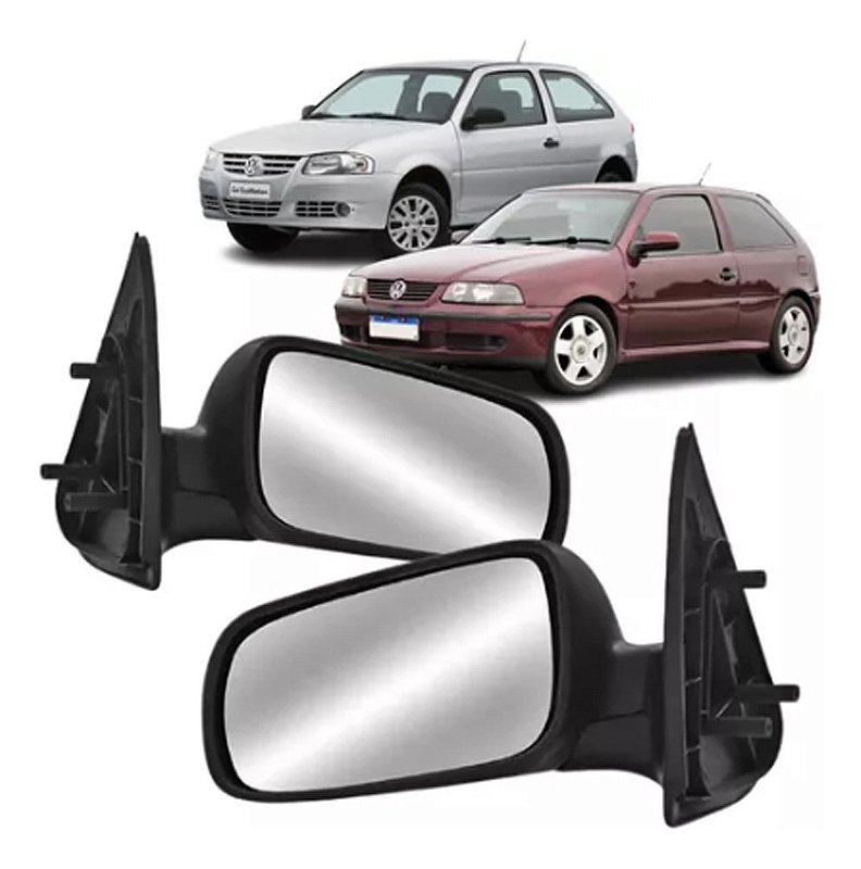 ESPELHO RETROVISOR GOL SAVEIRO PARATI G3 2 PORTAS SEM CONTROLE LADO DI ...