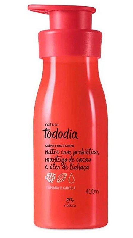 Creme Desodorante Nutritivo para o Corpo Tododia Tâmara e Canela - Cuidando  da Beleza Perfumaria & Acessorios