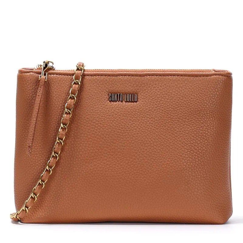 BOLSA SANTA LOLLA FLOATER- COGNAC - Lojas Trend