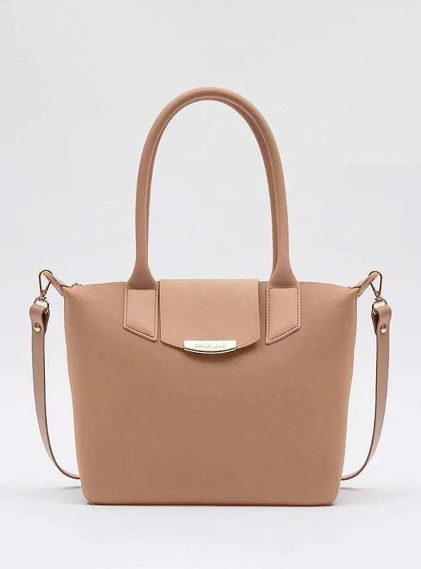 BOLSA PETITE JOLIE LOVIN' BAG - MARFIM/MOCCA - Lojas Trend