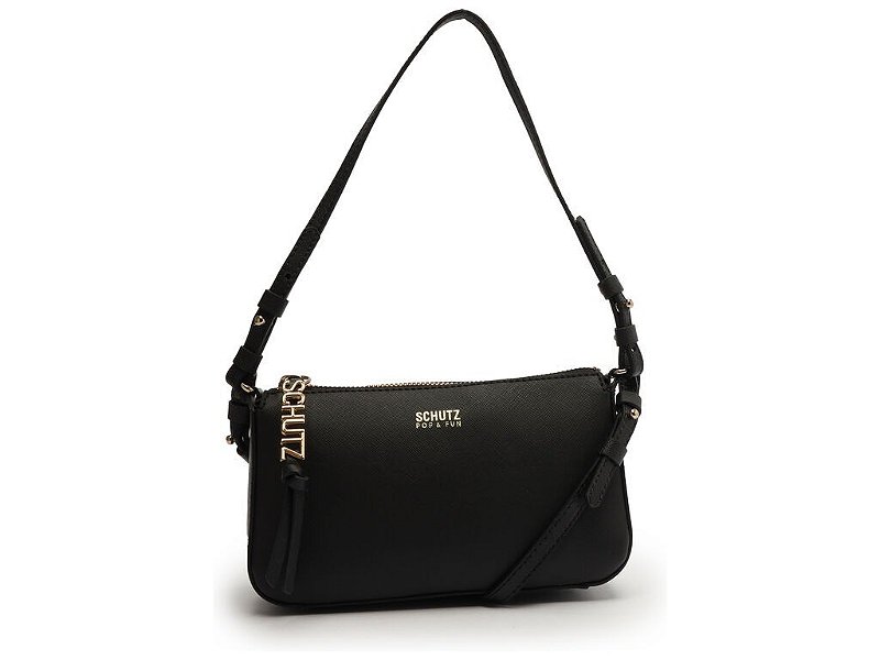 BOLSA SCHUTZ TIRACOLO BRU PEQUENA - BLACK - Lojas Trend