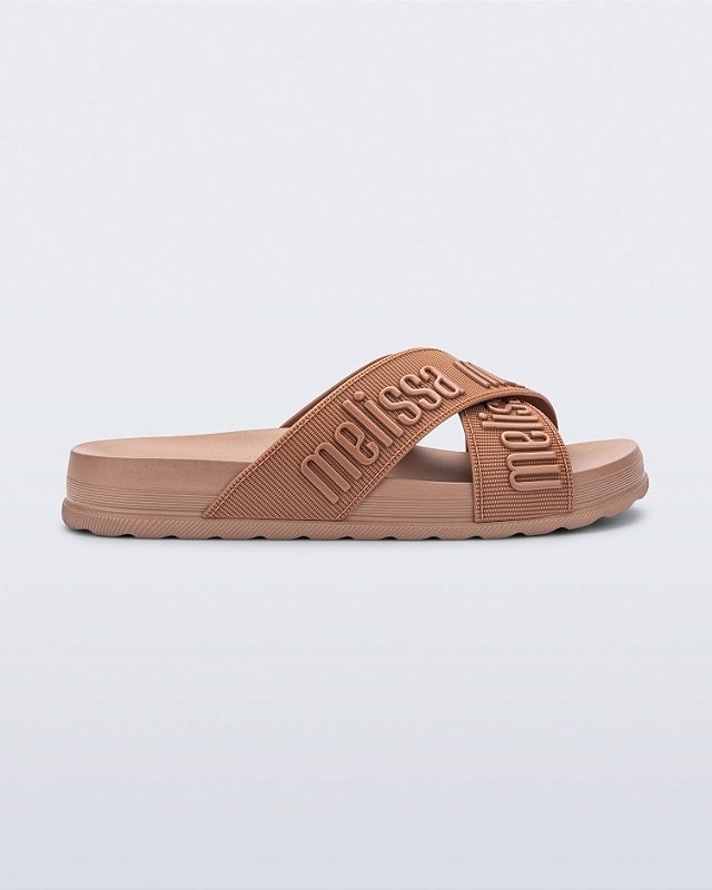 MELISSA COZY SLIDE M-LOVER II MARROM - Lojas Trend