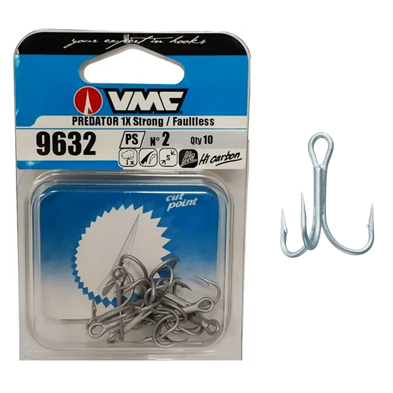 CANARE GS-6 9本セット Anzol Garateia VMC Predator Strong 9632 - Blister com 10 unidades