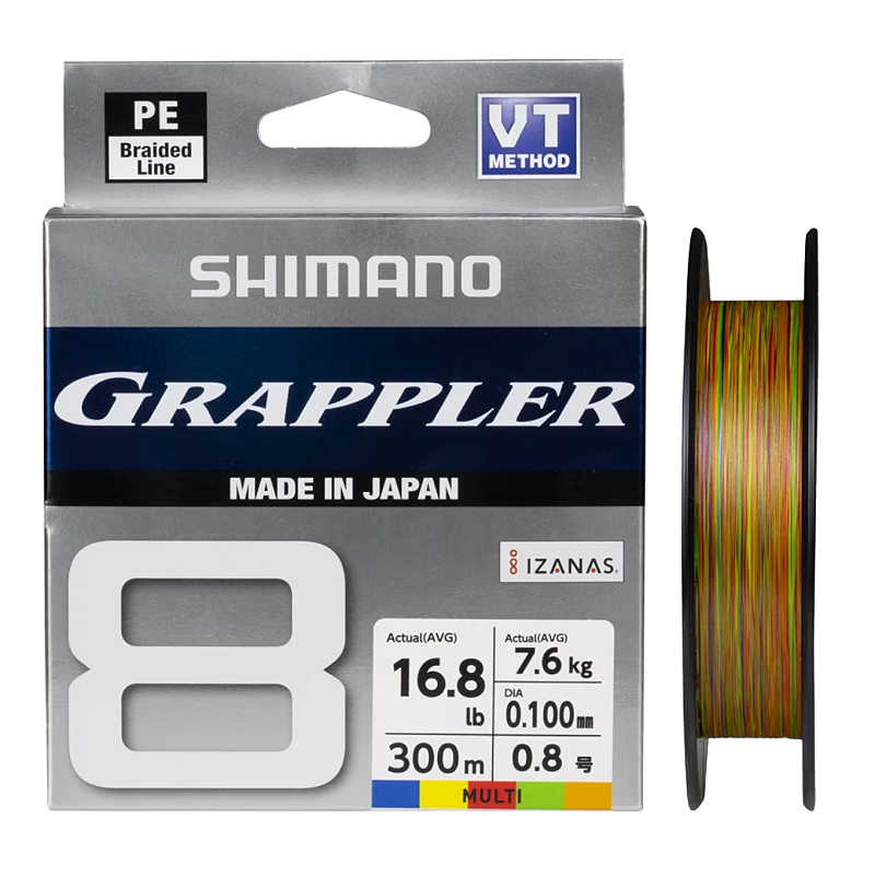 Linha Multifilamento Shimano Grappler 8 – 300 Metros