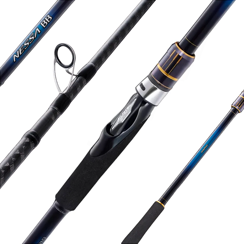 Vara Shimano Nessa BB 10'4 (3,15m) 20lb - 3 partes - Molinete