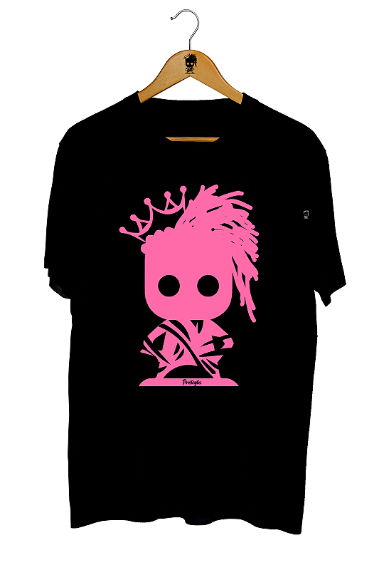 Camiseta Preteyta Brasão Pink