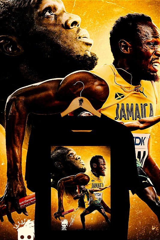 Camiseta Usain Bolt