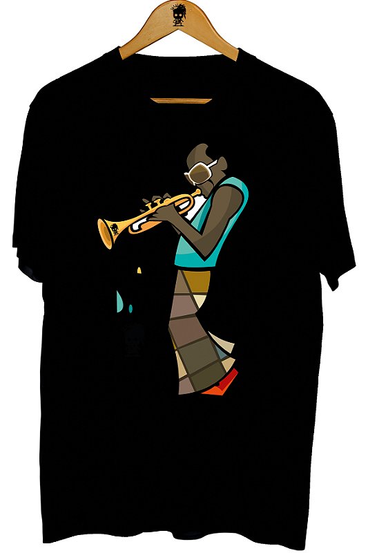 Camiseta Miles Davis Desenho