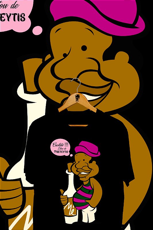 Camiseta Mussum Desenho