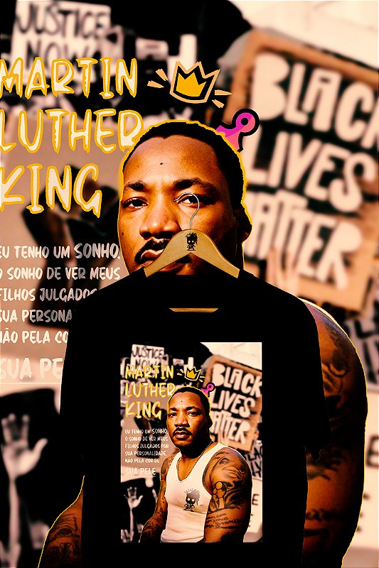 Camiseta Martin Luther King Regata