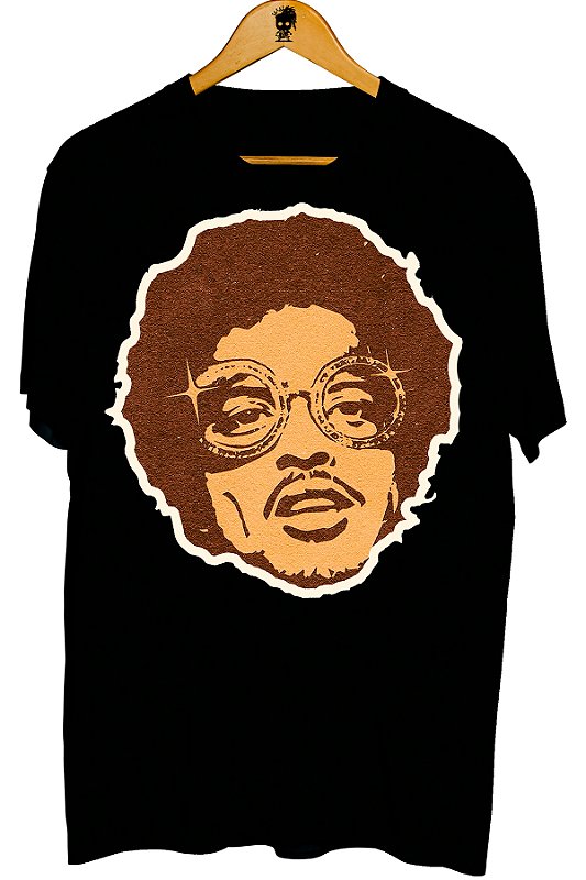 Camiseta Bruno Mars Selo Colorida