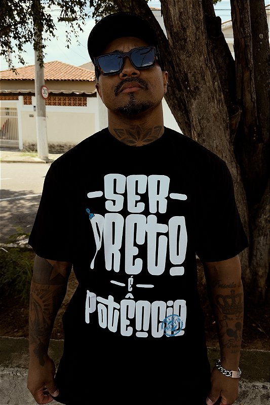 Camiseta - Ser Preto é Potência