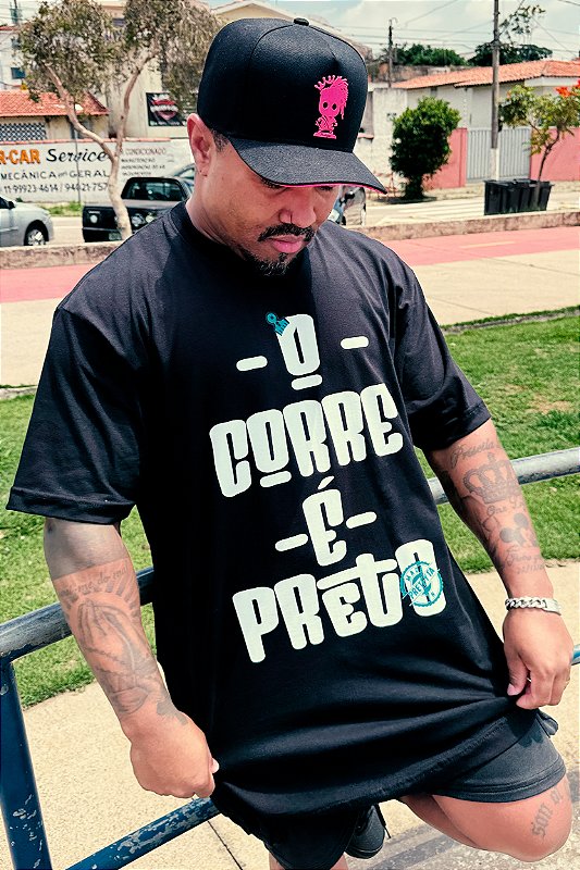 Camiseta - O Corre é Preto