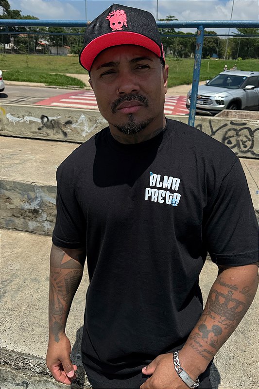 Camiseta - Alma preta (Frente e Costas)