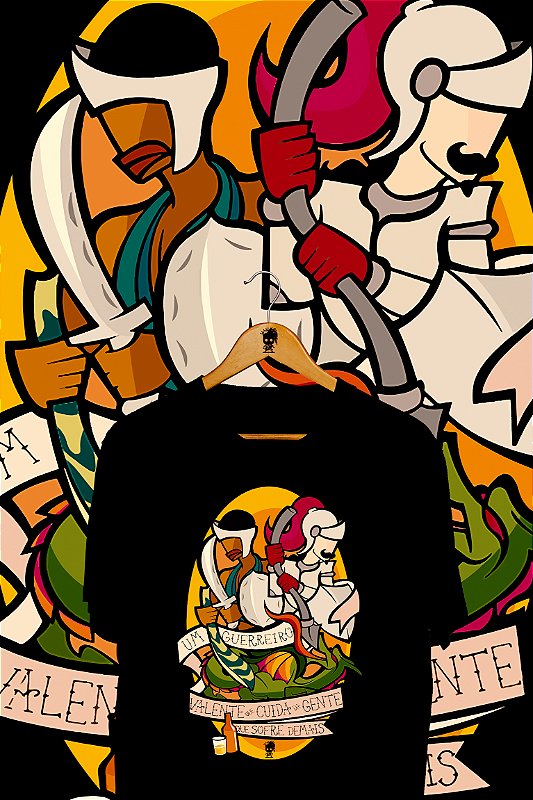 Camiseta São Jorge - Guerreiro Valente