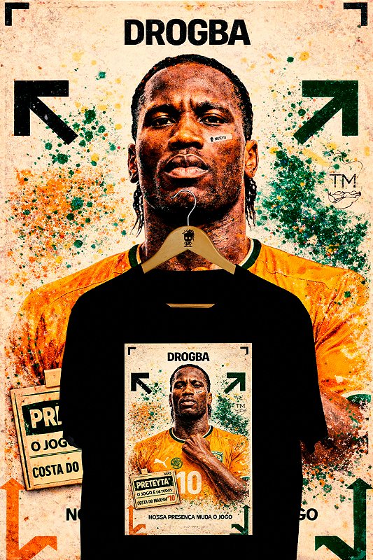 Camiseta Drogba - Costa do Marfim