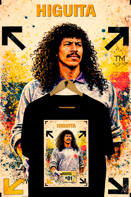 Camiseta Higuita - Colômbia