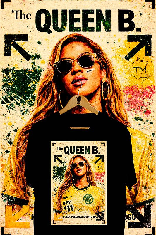 Camiseta Beyonce - Brasil