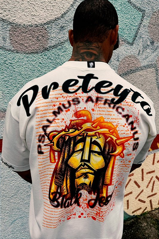 Camiseta Front & Back - Black Jesus