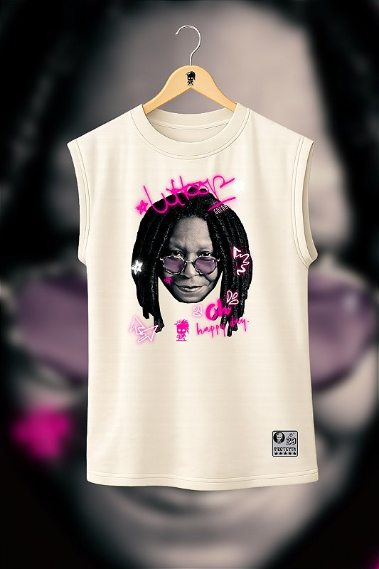 Regata Over Feminina Whoopi Goldberg