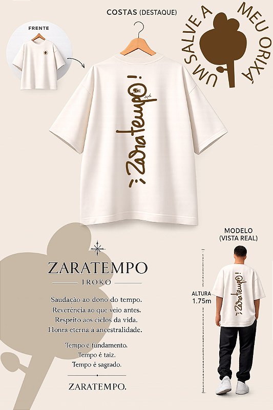 Camiseta Oversized Iroko