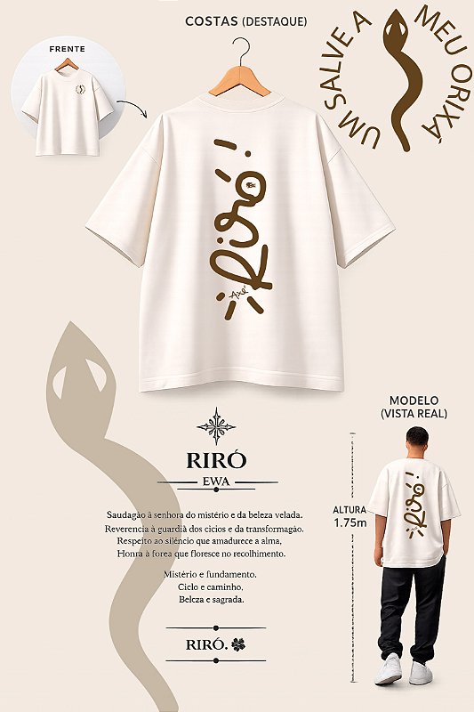 Camiseta Oversized Ewa