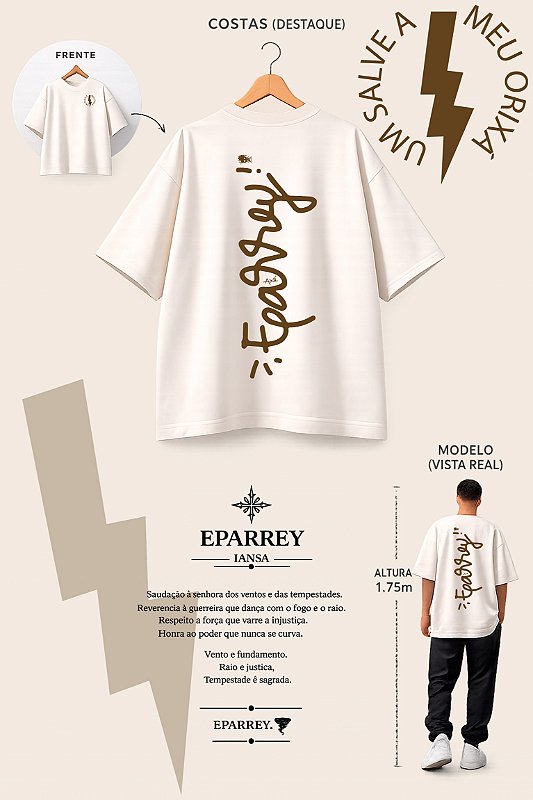 Camiseta Oversized Iansâ