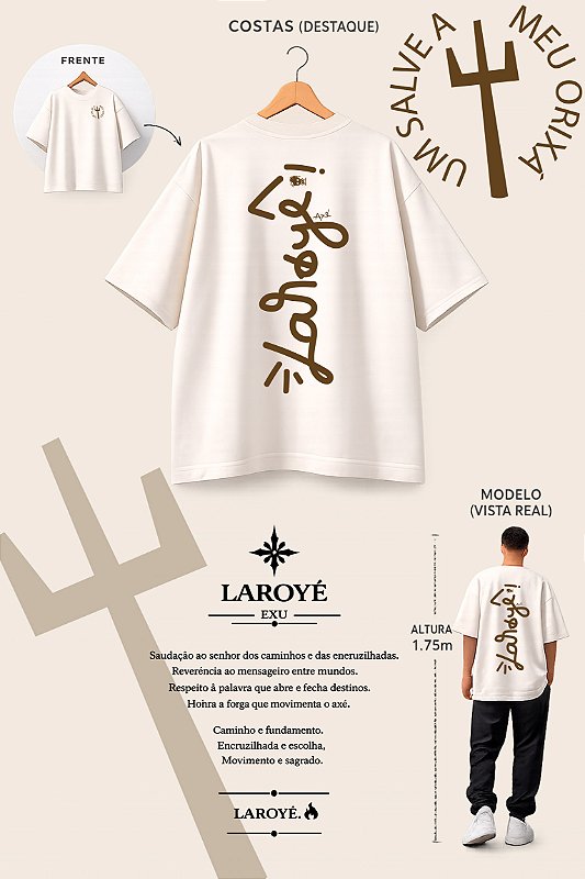 Camiseta Oversized Exu