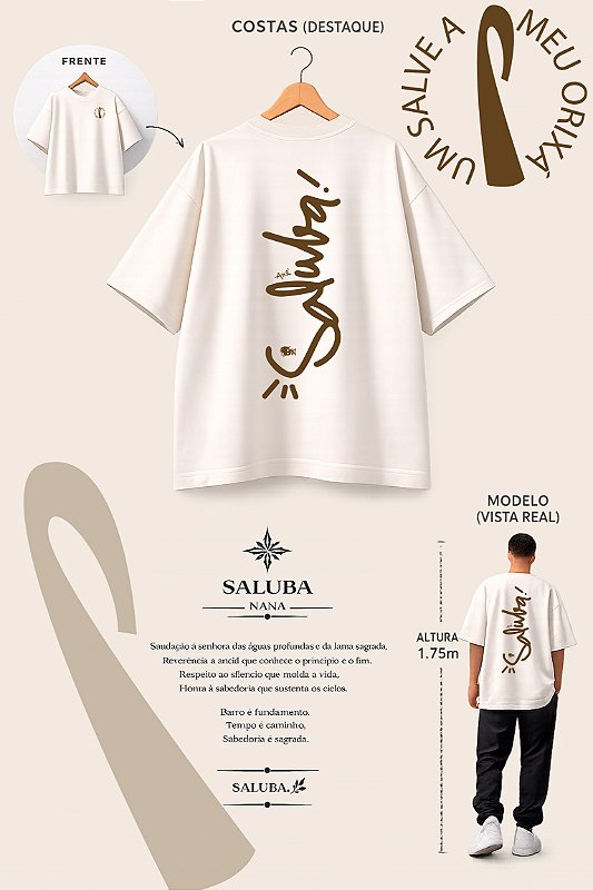 Camiseta Oversized Nanâ