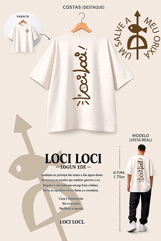 Camiseta Oversized Logun Edé