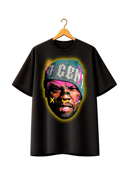 Camiseta Oversized 50 Cent